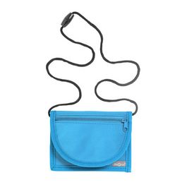 PAGNA Pochette tour de cou, nylon, bleu clair