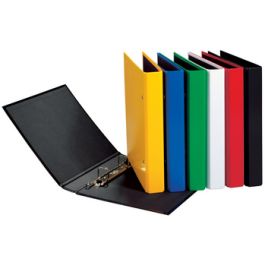 PAGNA classeur à anneaux "Basic Colours", noir, format A5,