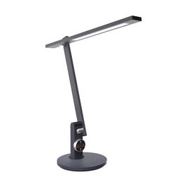 PAPERFLOW Lampe de table à LED BENTO, socle, gris métallisé