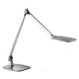 PAPERFLOW Lampe de table à LED JIM, socle, argent