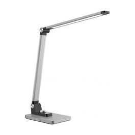 PAPERFLOW Lampe de table à LED JOA, socle, argent brossé