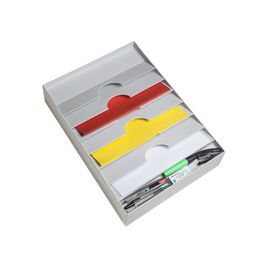 PAPERFLOW Organiseur de tiroir, 6 compartiments, gris