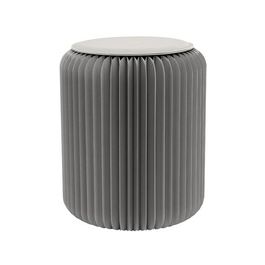 PAPERFLOW Tabouret pliable Flexistool, hauteur: 420 mm, gris