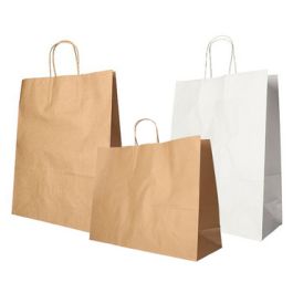 PAPSTAR Sac en papier, 270 x 320 x 170 mm, brun