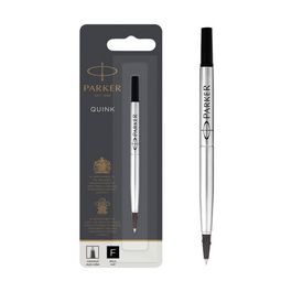 PARKER Recharge pour rollerball QUINK, 0,5 mm, blister, noir