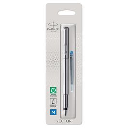PARKER Stylo plume VECTOR, acier, taille de plume: M