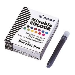 PILOT Cartouches d'encre pour stylo Parallel Pen, bleu