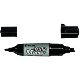 PILOT Marqueur permanent Twin Marker Jumbo, noir