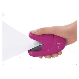 PLUS JAPAN  Agrafeuse sans agrafe SL-106AB, rose