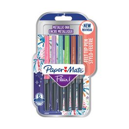 Paper:Mate Stylo feutre Flair METALLIC, blister de 6
