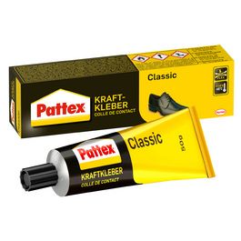 Pattex Colle de contact classic, avec solvant, tube de 125g