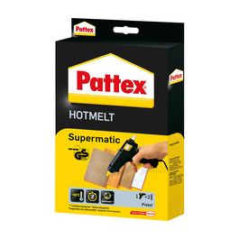 Pattex Pistolet à colle HOT SUPERMATIC, noir/jaune