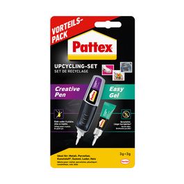 Pattex Upcycling-Set collage instantané, pack économique