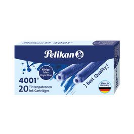 Pelikan Cartouche d'encre 4001 TP/20, bleu royal