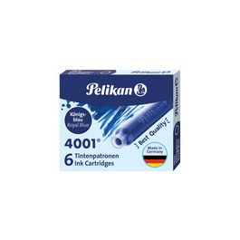 Pelikan Cartouche d'encre 4001 TP/6, bleu royal