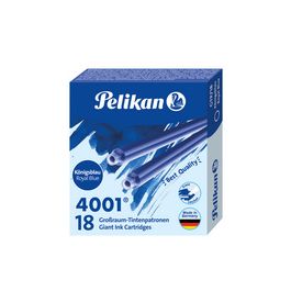 Pelikan Cartouches d'encre longues 4001 GTP/18, bleu roi