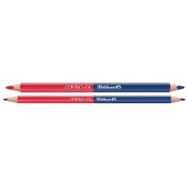 Pelikan Crayon bicolore gros, rouge/bleu