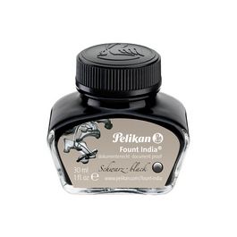 Pelikan Encre "Fount India", noir, dans un flacon