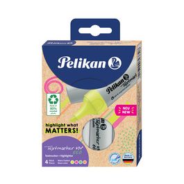 Pelikan Surligneur 490 eco, étui de 4, couleurs fluo