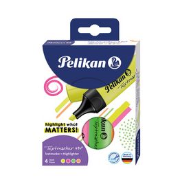 Pelikan Surligneur Textmarker 490, étui de 4, assorti