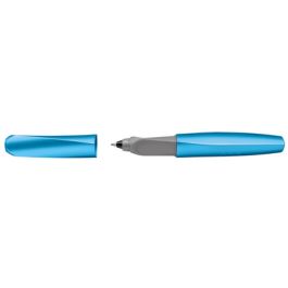 Pelikan Twist Stylo roller Frosted Blue, bleu-métallique