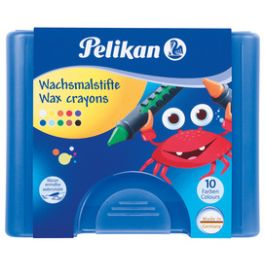 Pelikan crayons de cire 655/10, avec gaine, rond