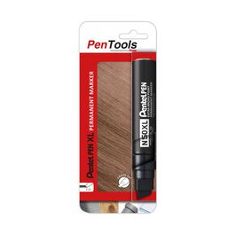 Pentel Marqueur permanent N50XL, pointe biseautée, noir