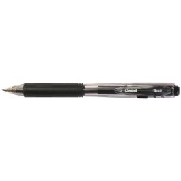 Pentel Stylo à bille rétractable BK437, noir