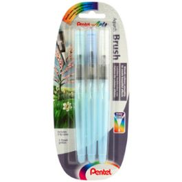 PentelArts Aquash Stylo pinceau, contenu: 7 ml, kit de 3