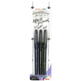 PentelArts Stylo de calligraphie Sign Pen Brush, noir