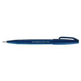 PentelArts Stylo feutre Brush Sign Pen SES 15, bleu nuit