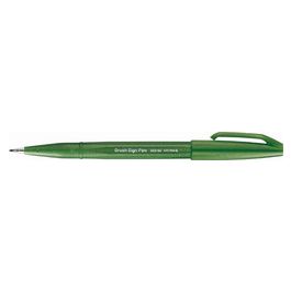 PentelArts Stylo feutre Brush Sign Pen SES 15, vert olive
