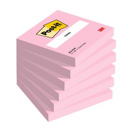Post-it Bloc-note adhésif Notes, 76 x 76 mm, rose flamant