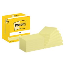 Post-it Bloc-note adhésif, 127 x 76 mm, jaune
