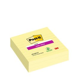 Post-it Bloc-note super sticky notes, 101 x 101 mm, jaune