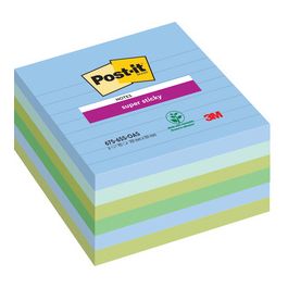 Post-it Bloc-note super sticky notes, 101 x 101 mm, ligné