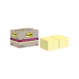 Post-it Bloc-notes super sticky Recycling Notes, jaune
