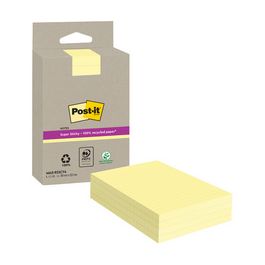 Post-it Bloc-notes super sticky Recycling notes, ligné