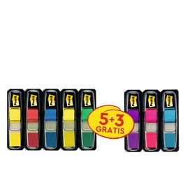 Post-it Marque-page Index mini, 11,9 x 43,2 mm, 5+3 gratuits