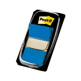 Post-it Marque-pages Index, 25,4 x 43,2 mm, bleu