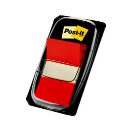 Post-it Marque-pages Index, 25,4 x 43,2 mm, rouge