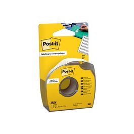 Post-it Ruban de masquage/marquage, 25,4 mm x 17,7 m, blanc
