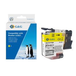 Cartouche compatible de première qualité LC521Y Brother - jaune