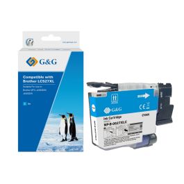 Cartouche compatible de première qualité LC527XLC Brother - cyan