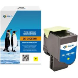 Toner compatible de première qualité 78C2XY0 Lexmark - jaune