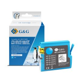 Cartouche compatible de première qualité LC1000C Brother - cyan
