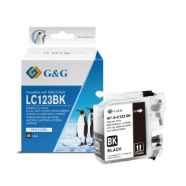 Cartouche compatible de première qualité LC123BK Brother - noire