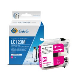 Cartouche compatible de première qualité LC123M Brother - magenta