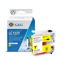 Cartouche compatible de première qualité LC123Y Brother - jaune