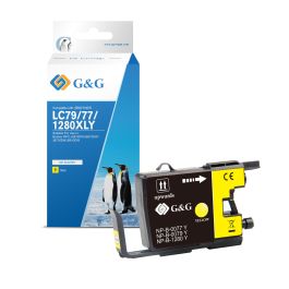 Cartouche compatible de première qualité LC1280XLY Brother - jaune